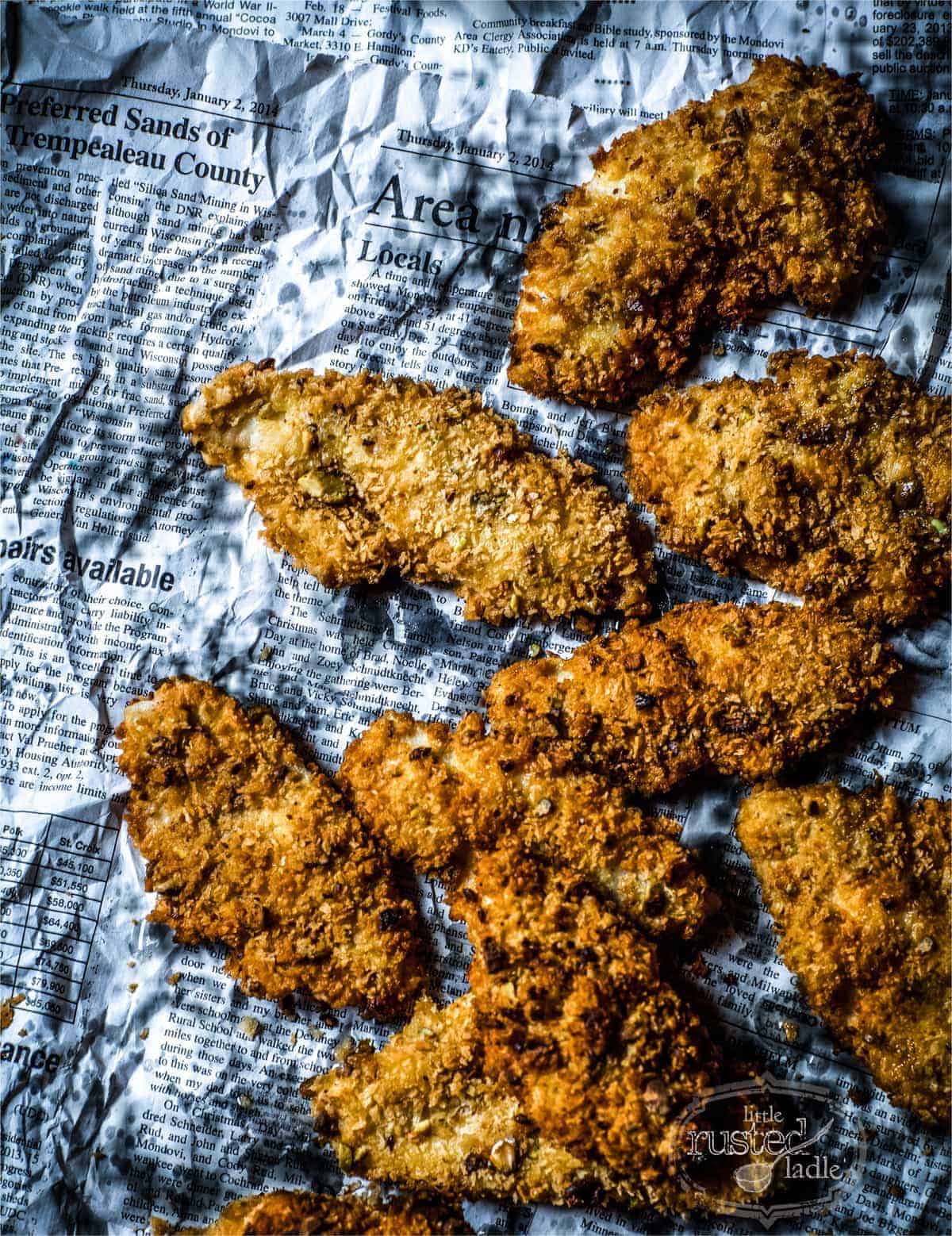 Pistachio Crusted Fish | Gone Ice Fishin' | WI's Best Fish Fry Recipes | www.littlerustedladle.com