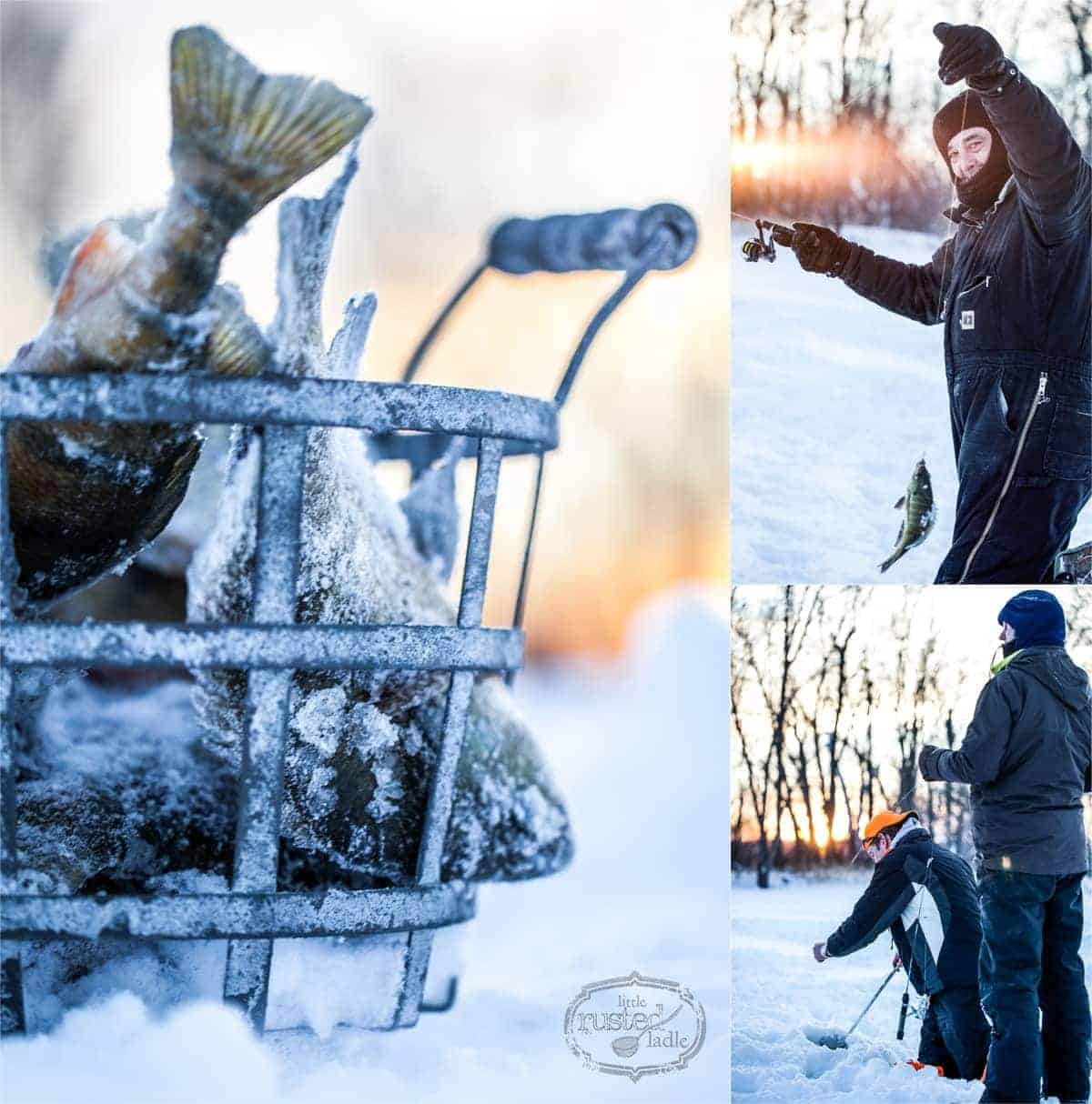 Gone Ice Fishin' | WI's Best Fish Fry Recipes | www.littlerustedladle.com