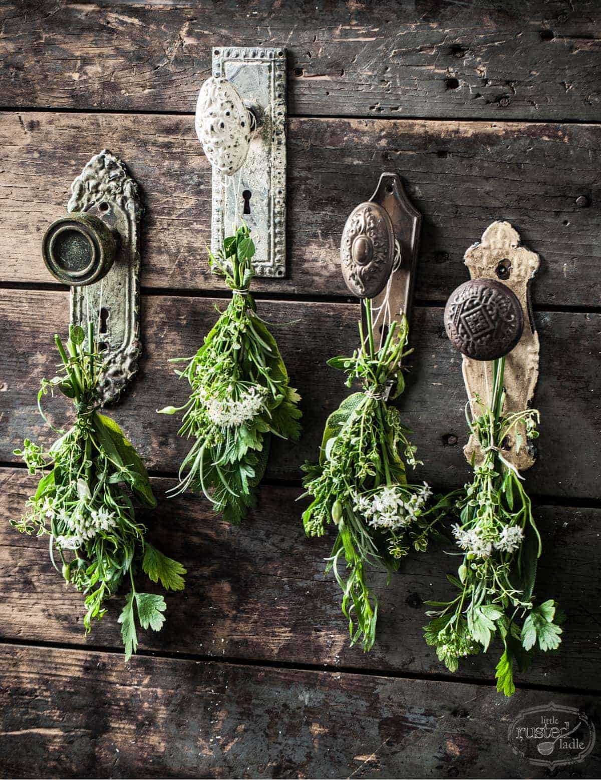 Herb Wreath Craft Rustic Home Decor_Little Rusted Ladle_Jena Carlin Photography_7_96WM