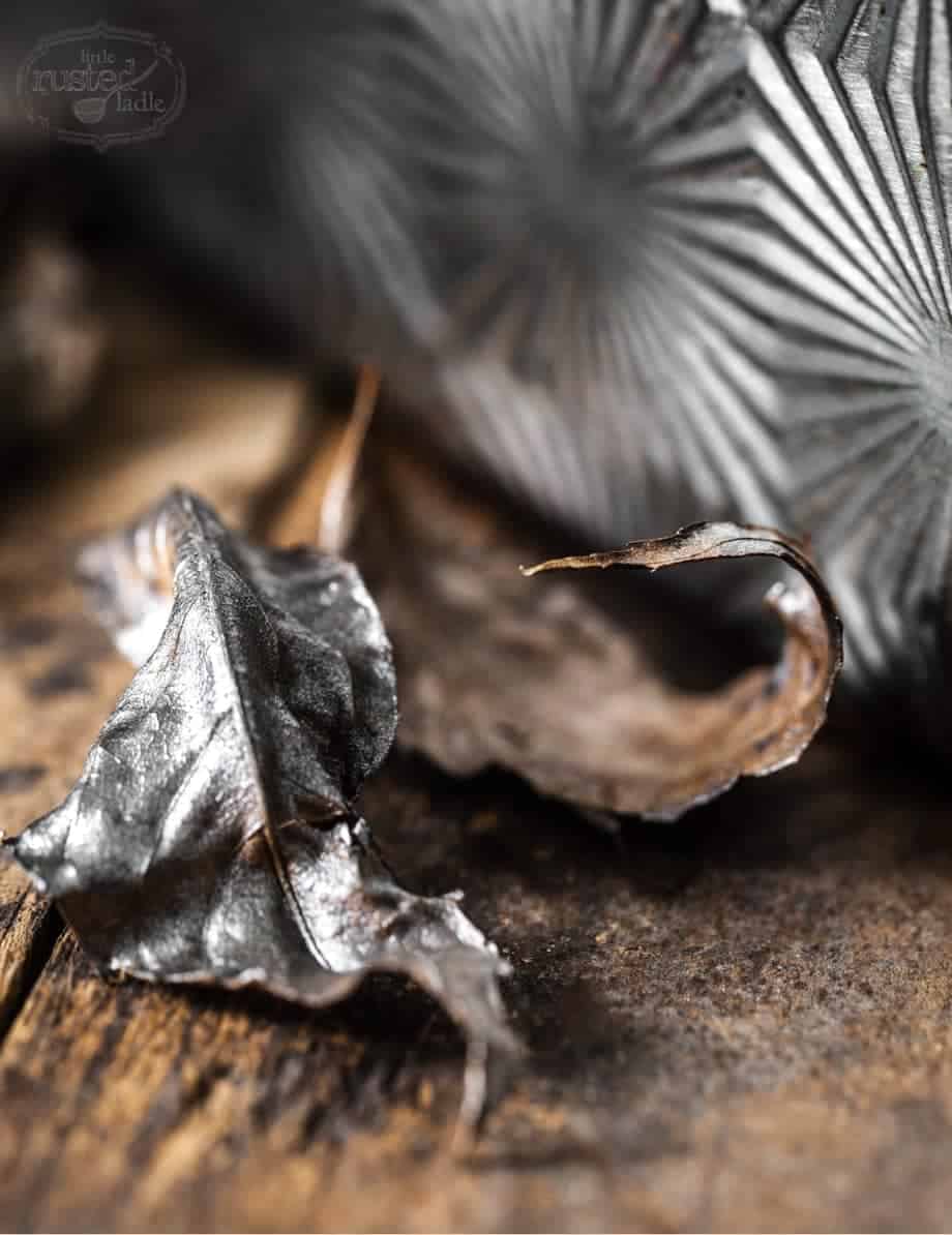 Silver Leaves and Bread Tin - www.littlerustedladle.com