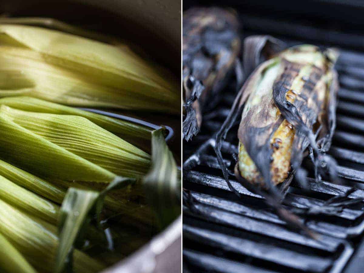 Farmers Market - Fire Roasted Corn on the Cob Recipe - www.littlerustedladle.com - Midwest food photography - Editorial #foodphotography #foodstyling #sweetcorn