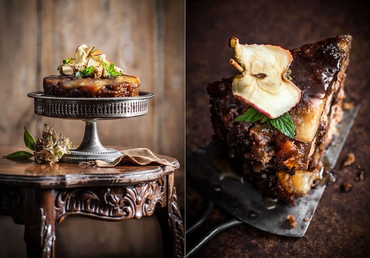 Food Photography Tips - Best Ever Apple Cake - Little Rusted Ladle - Jena Carlin Photography - King Arthur Flour Limited Usage