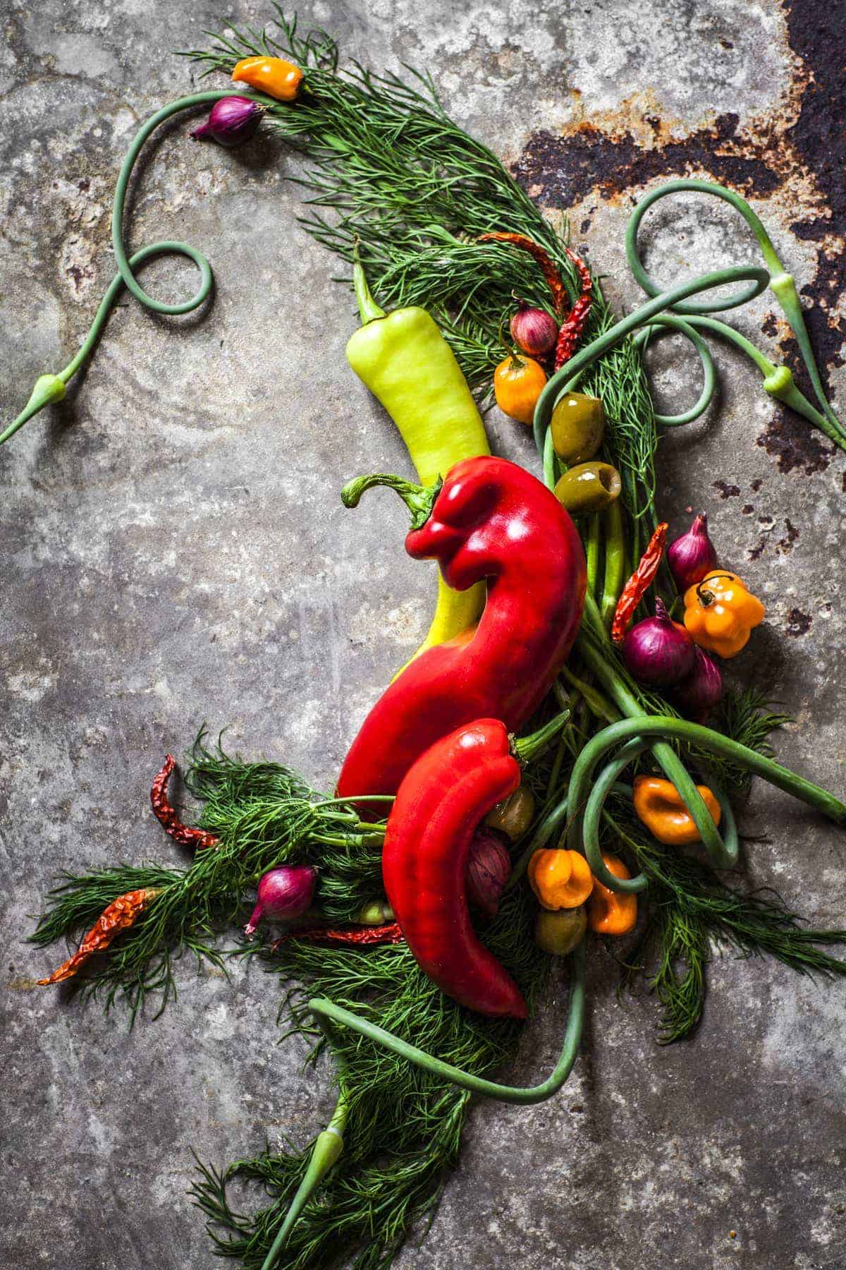 Food Photography Tips - Spicy Garden Vegetable Infused Vodka - Jena Carlin Photography - King Arthur Flour Limited Usage