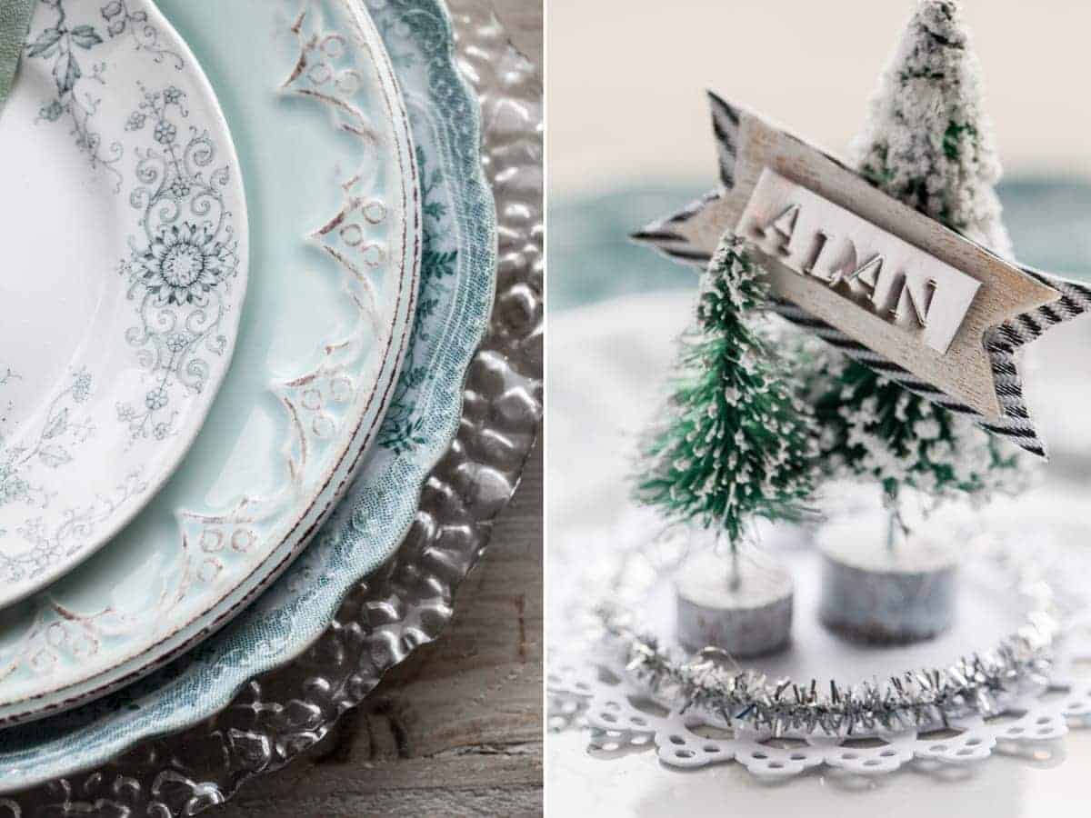 DIY Snow Globe Ornament Place Cards - Little Rusted Ladle Blog - 10 96