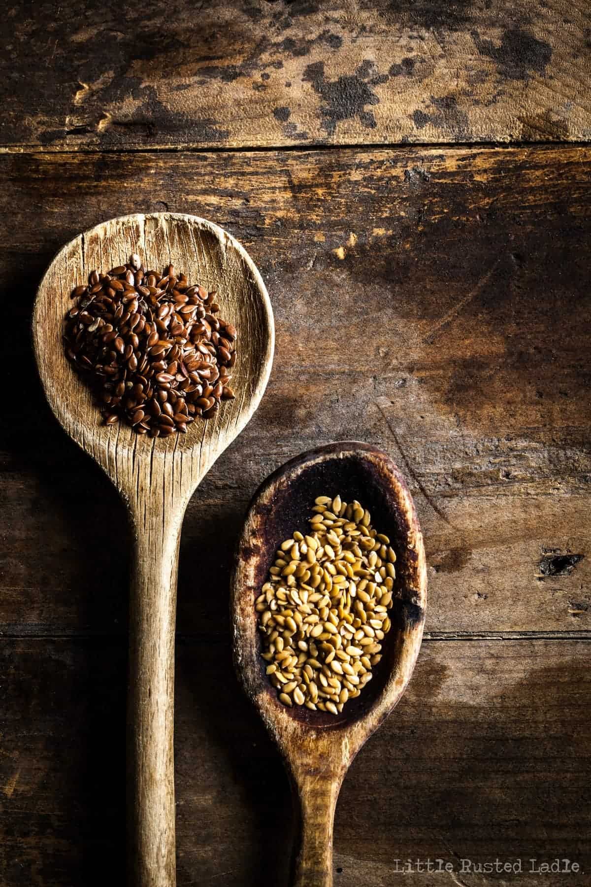 Ancient Grains and Oatmeal on Wooden Spoons - Little Rusted Ladle_0020-WEB WM