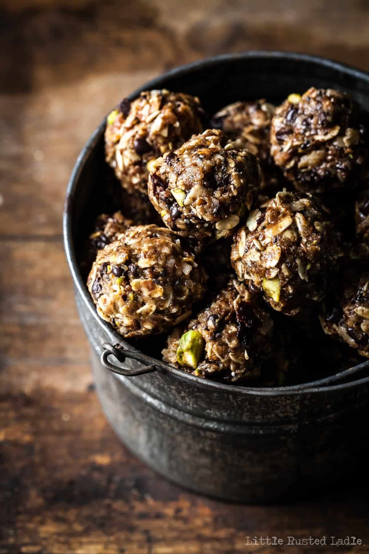 Cherry Energy Balls - Ancient Grains - Little Rusted Ladle - 007-96 WM