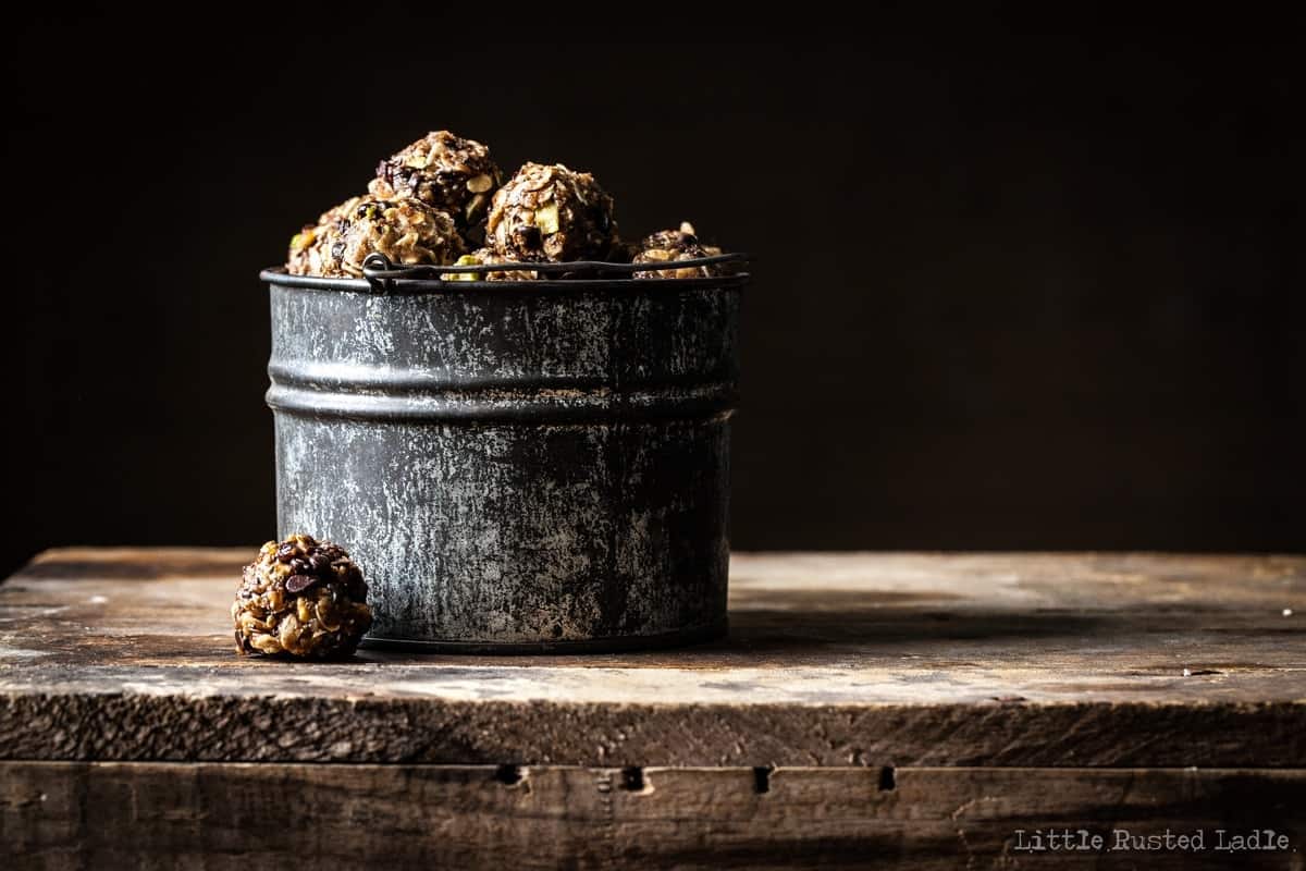 Cherry Energy Balls - Ancient Grains - Little Rusted Ladle - 009-96 WM