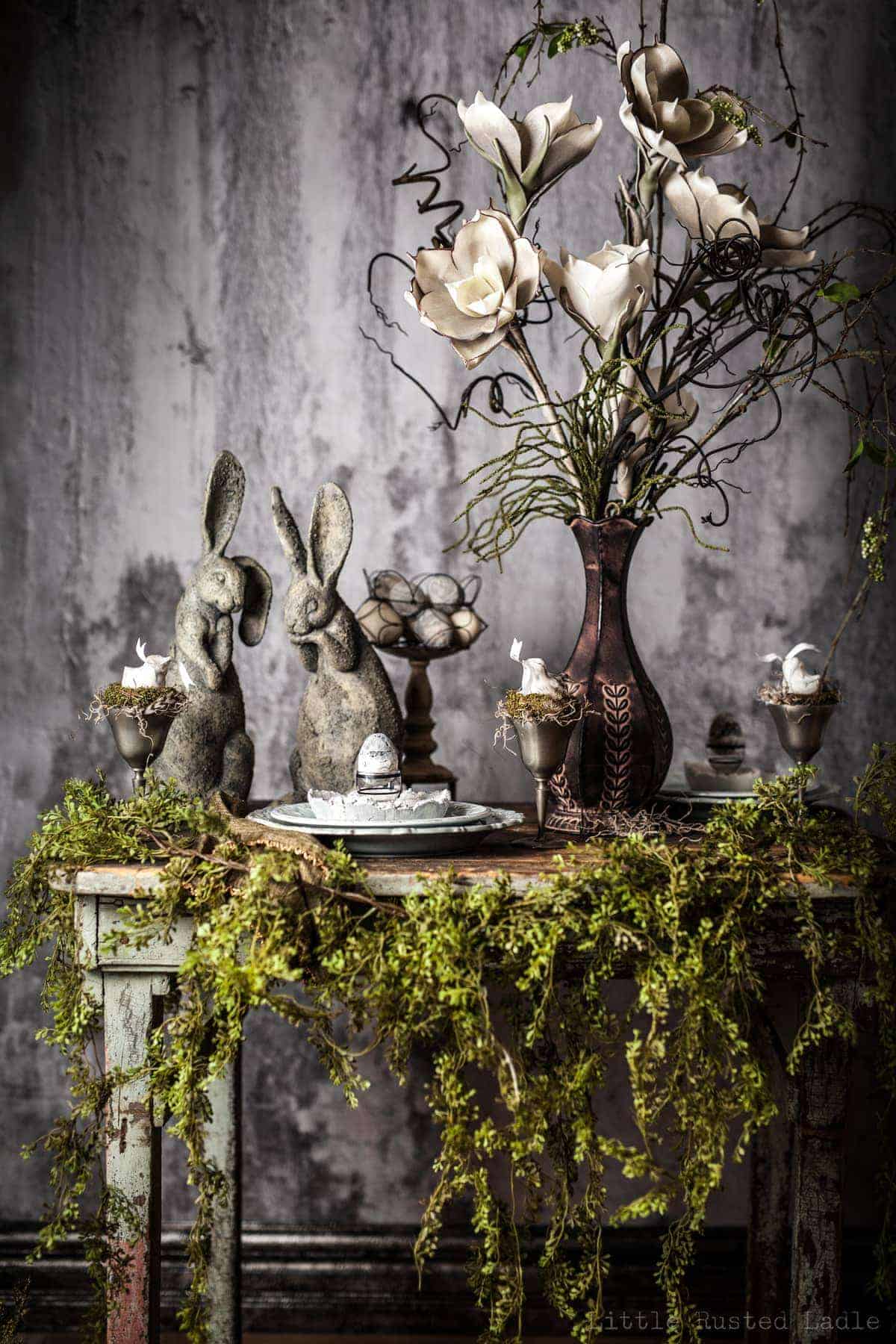 DIY Marble Bird Place Card Holder - Jena Carlin Photography - Little Rusted Ladle - 96WM-10