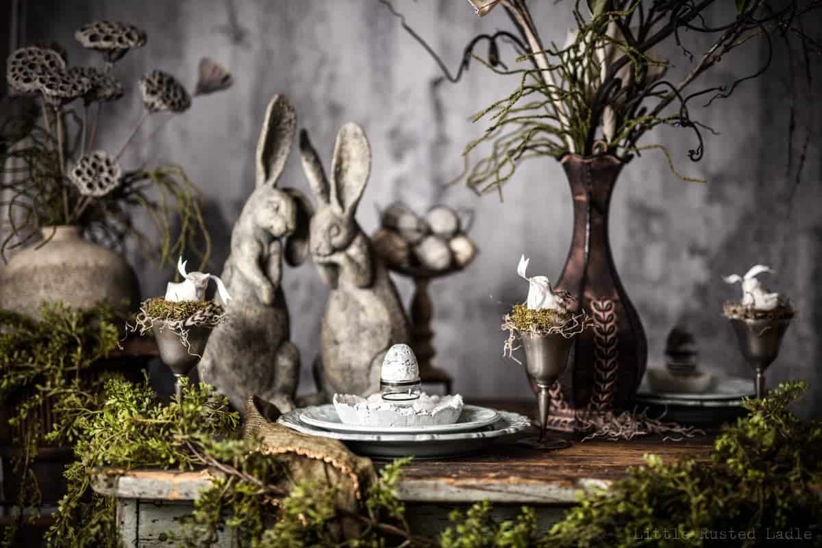 DIY Marble Bird Place Card Holder - Jena Carlin Photography - Little Rusted Ladle - 96WM-16