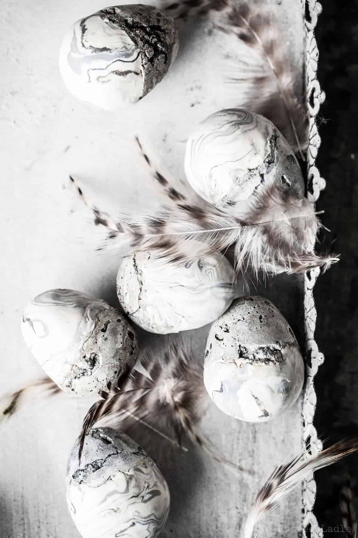 DIY Marble and Concrete Easter Egg Craft - Little Rusted Ladle - Jena Carlin Photography 2 -011 - 96 WM