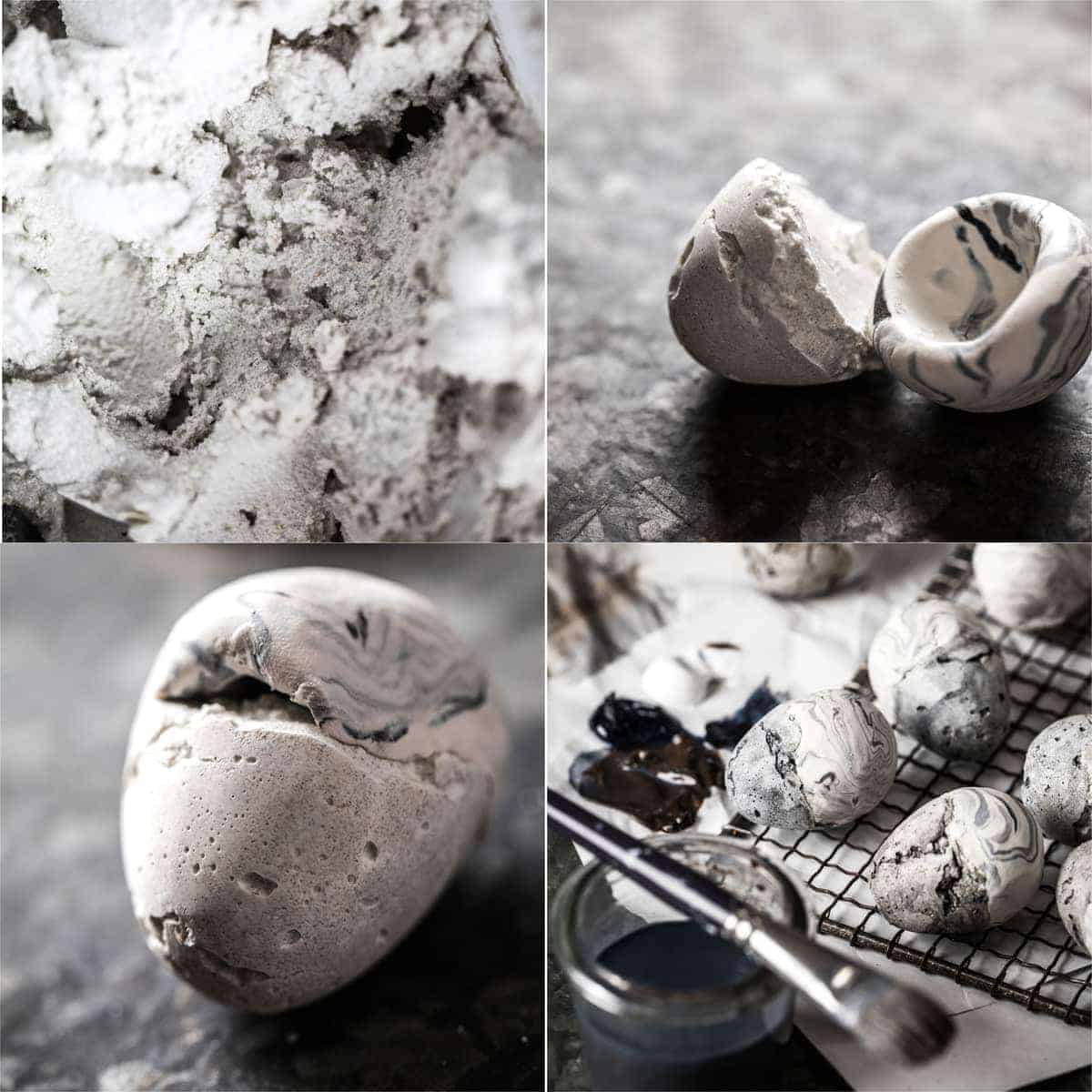 DIY Marble and Concrete Easter Egg Craft - Little Rusted Ladle - Jena Carlin Photography 4