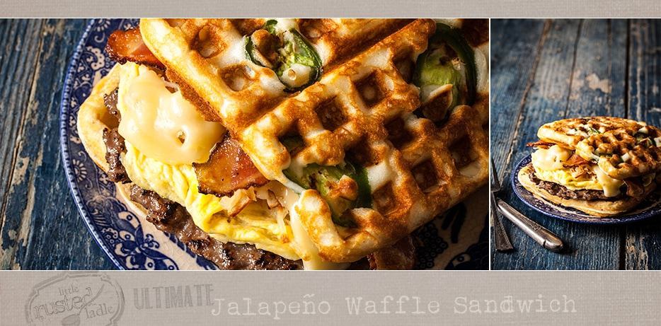 Waffle Sandwich Recipe - Little Rusted Ladle - Jena Carlin Photography - FB-002 - 96 Web