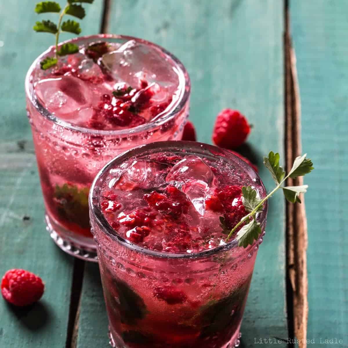 Raspberry Burnet Soda Pop