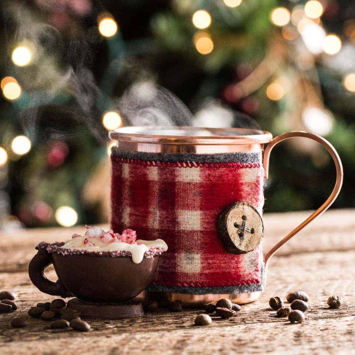 Hot Cocoa Craft - Peppermint Mocha - www.littlerustedledle.com