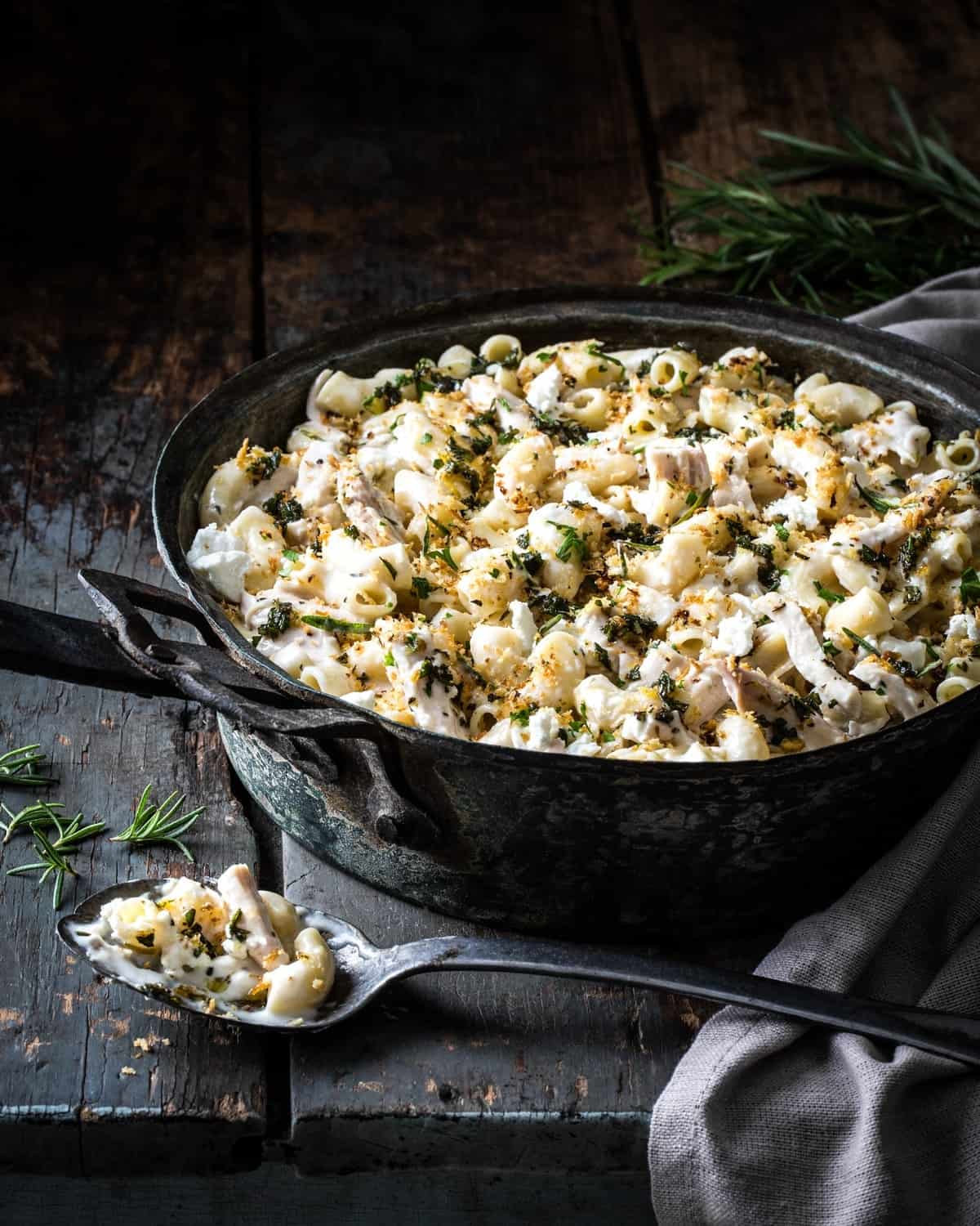 Rosemery Chicken Mac and Cheese - Herbs for Flavor, Health, and Natural Beauty - Little Rusted Ladle - Jena Carlin Photography - Web-2