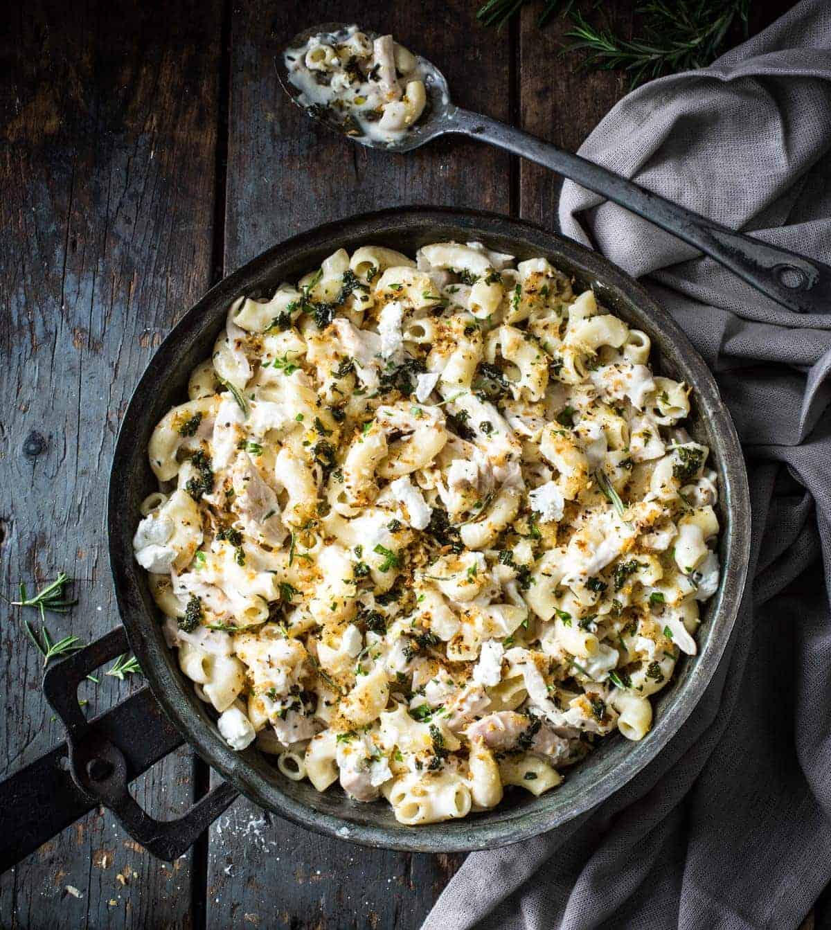 Rosemary Chicken Mac and Cheese - Herbs for Flavor, Health, and Natural Beauty - Little Rusted Ladle - Jena Carlin Photography - www.littlerustedladle.com