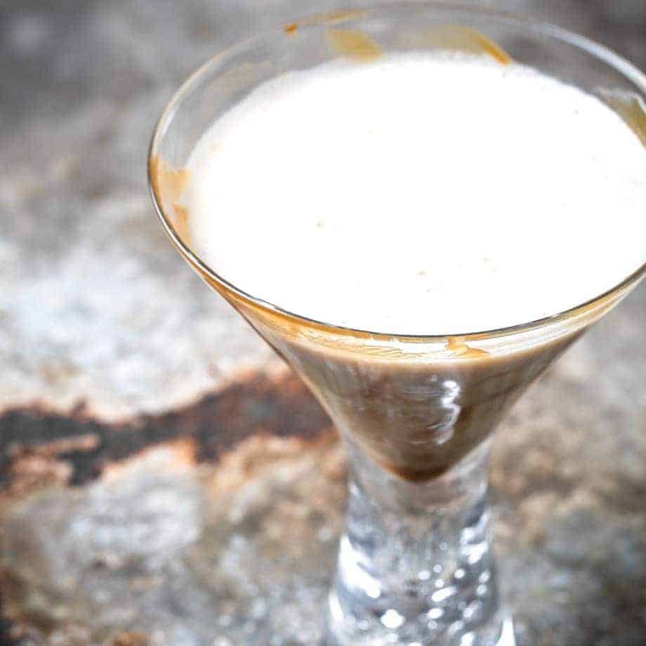The Perfect Caramel Martini moody photography