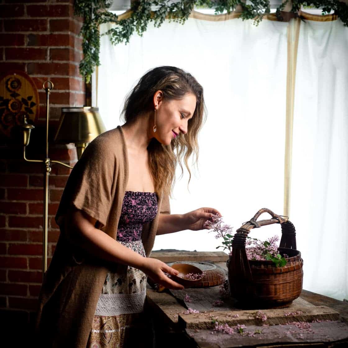 Jena Carlin in her food photography studio