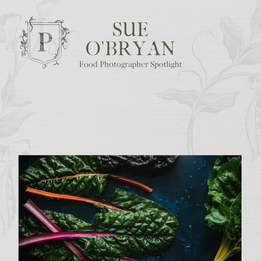 Portfolio to Profit photographer spotlight sue obryan with rainbow chard