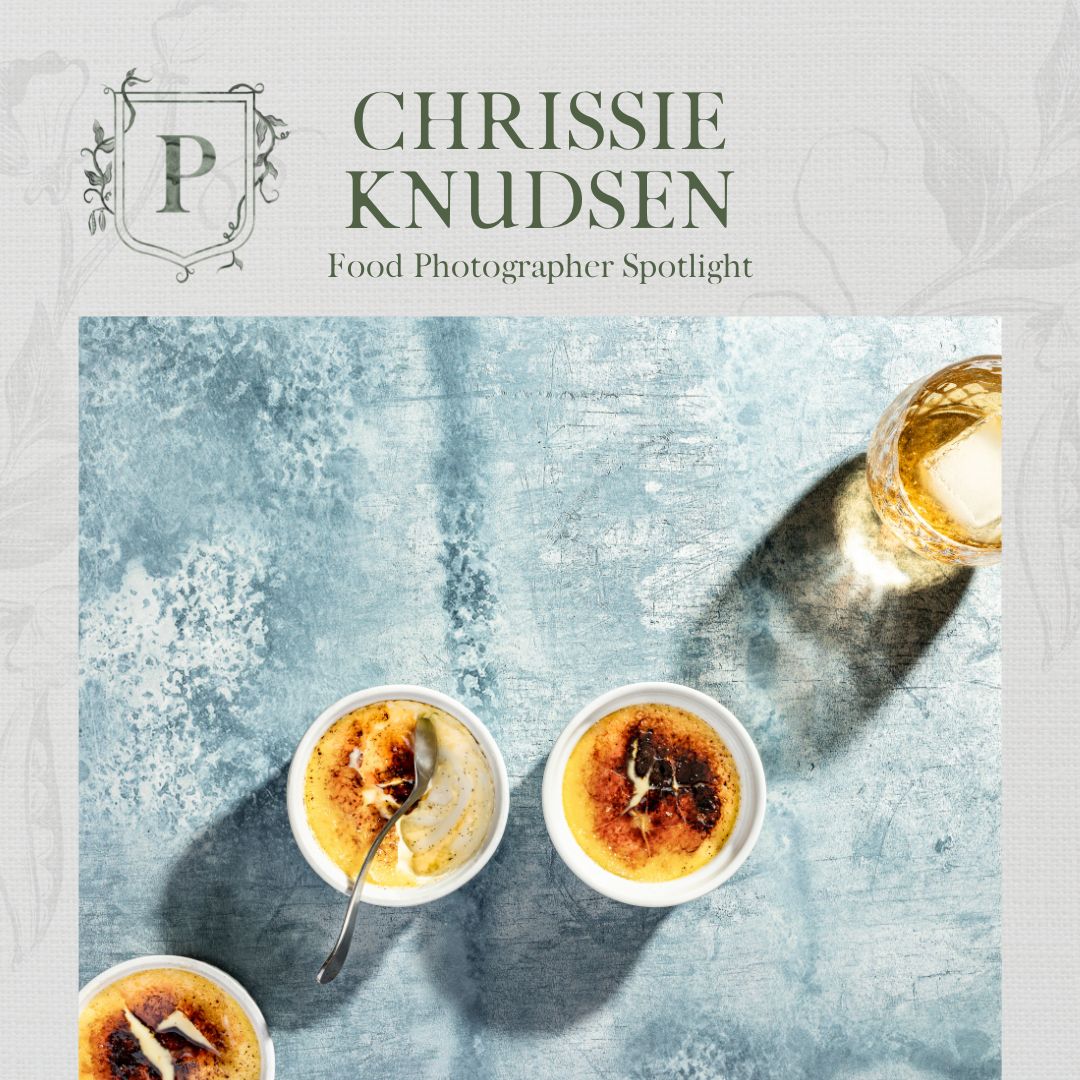crème brulee food photographer Chrissie Knudsen