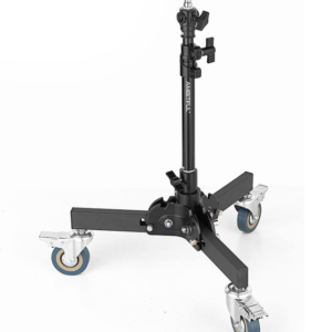 short light stand with locking wheels